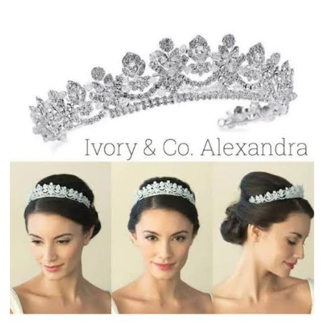 正規店仕入れの ティアラ アレクサンドラ 箱付き Alexandra Ivory&Co