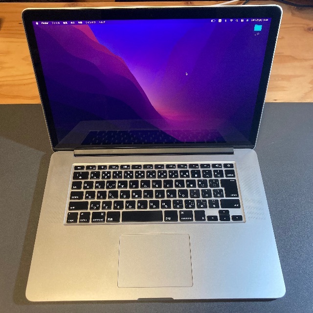 MacBook Pro(Retina,15-inch,Mid 2015)ノートPC