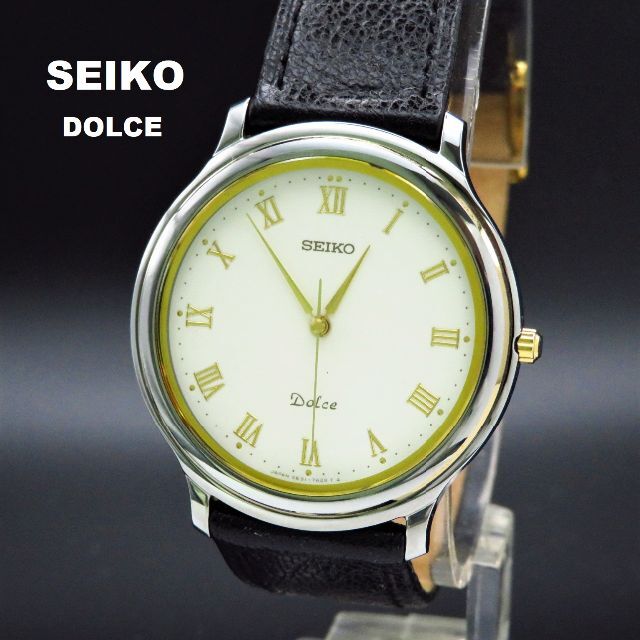 時計SEIKO Dolce 腕時計 ローマン TUNGSTEN