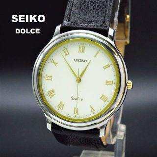 セイコー(SEIKO)のSEIKO Dolce 腕時計 ローマン TUNGSTEN(腕時計(アナログ))