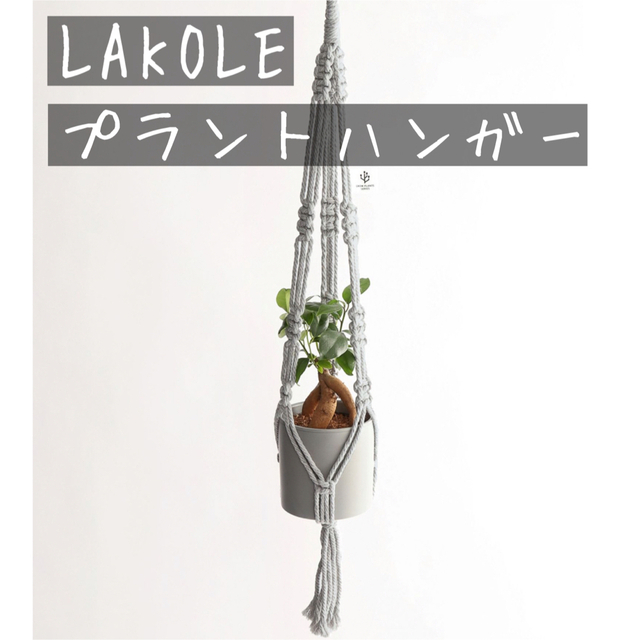 LAKOLE(ラコレ)のLAKOLE プラントハンガー ハンドメイドのフラワー/ガーデン(その他)の商品写真