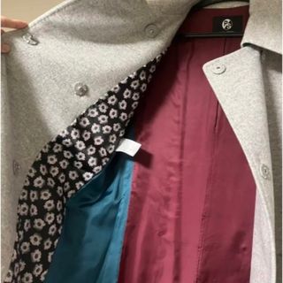 ポールスミス(Paul Smith)の極美品　ポールスミス　カシミヤ混ミドル丈コート(ピーコート)