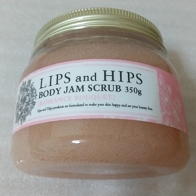 【値下げ中】LIPS and HIPS スクラブ 350g ロマンスブーケ 角質 コスメ/美容のボディケア(ボディスクラブ)の商品写真