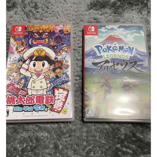 switch PokémonLEGENDSアルセウス　桃太郎電鉄ソフト合わせ売り