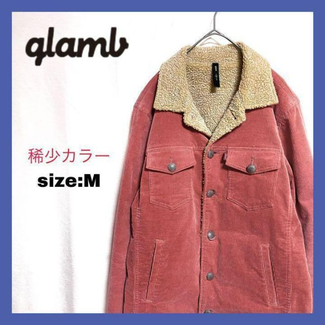 glamb - 稀少カラー glamb コーデュロイ ランチジャケット ブルゾン 裏ボア 袖中綿の通販 by 古着屋 Green Flash