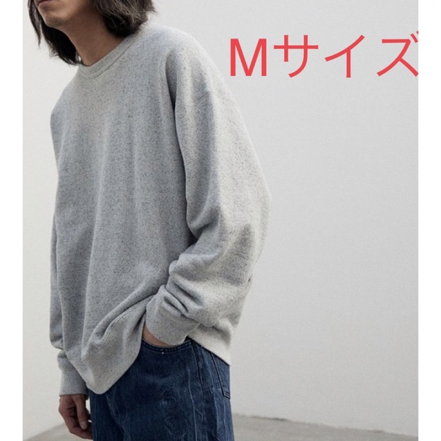 スウェットLIDNM リドム SILK BLEND VINTAGE SWEATER