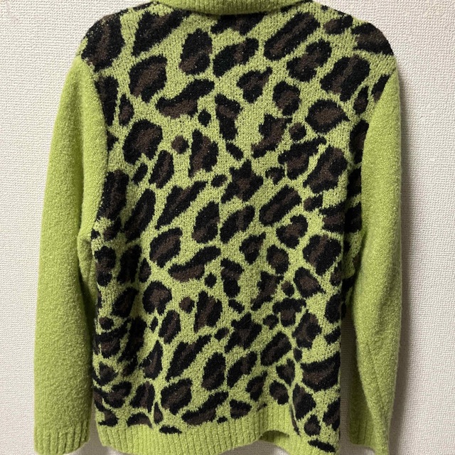 ttt_msw leopard knit cardigan