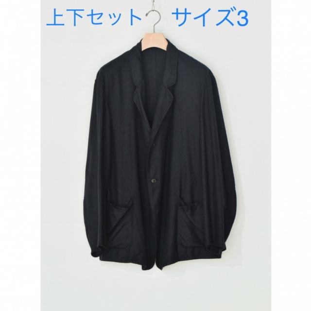 22AW COMOLI シルクネルセットアップメンズ