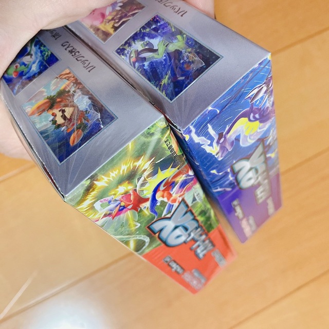 ポケモンカード　バイオレットex スカーレットex シュリンクなし　各2BOX