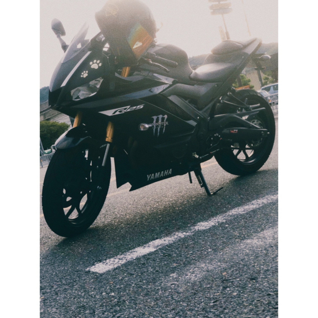 YAMAHA YZF R25 ABS有(カスタム済)+メット(新品)+車検不必要