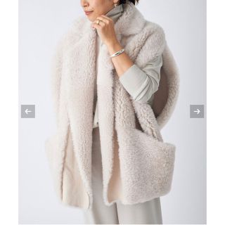 ドゥーズィエムクラス(DEUXIEME CLASSE)のDeuxieme ClasseブランカBLANCHA SHEARLING ベスト(ムートンコート)