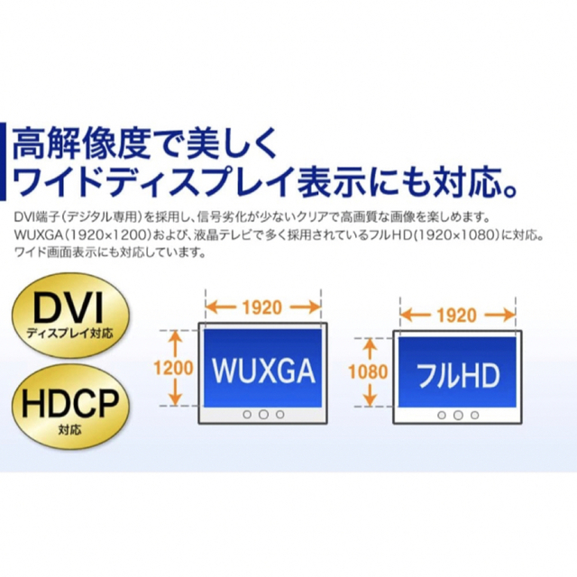 サンワサプライ DVIディスプレイ分配器(2分配) VGA-DVSP2 新品 スマホ/家電/カメラのPC/タブレット(PC周辺機器)の商品写真