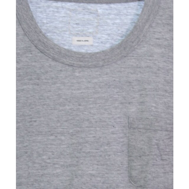 VISVIM(ヴィスヴィム)のvisvim ヴィズヴィム Tシャツ・カットソー 3(L位) グレー 【古着】【中古】 メンズのトップス(Tシャツ/カットソー(半袖/袖なし))の商品写真