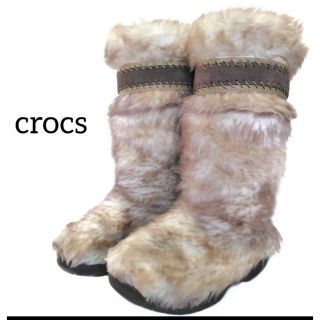 クロックス(crocs)のクロックス フェイクファーブーツ(ブーツ)