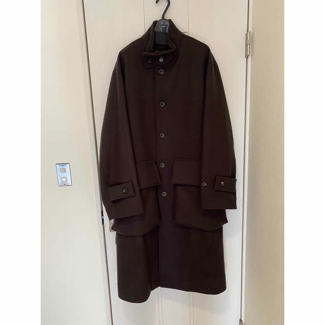 stein - stein 21aw over sleeve stand collar coat