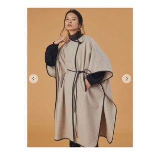 【即日発送可・美品】FRAY ID フレイアイディー ポンチョコート