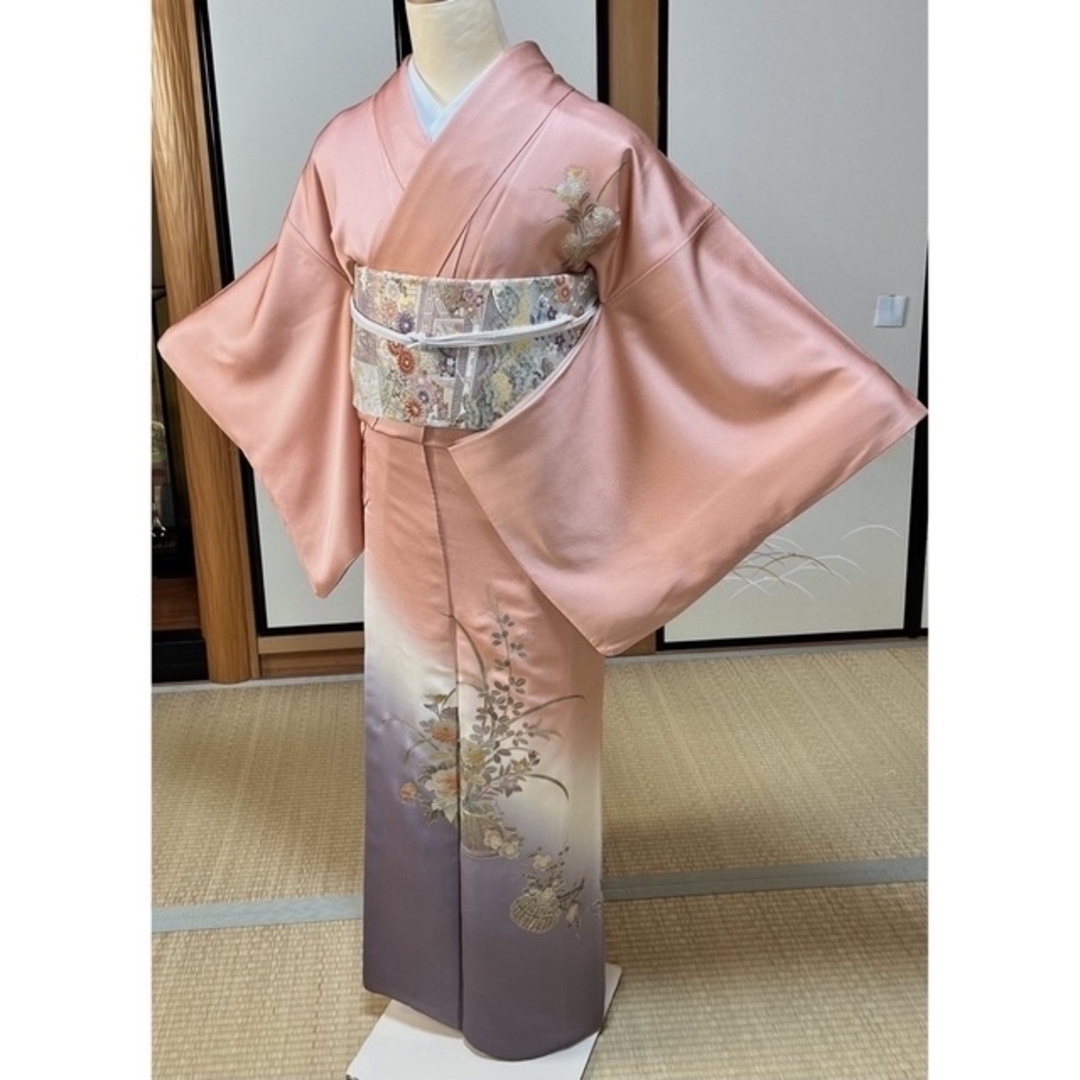 ねね様ご購入 逸品! 作家物 金彩友禅 訪問着のみ-