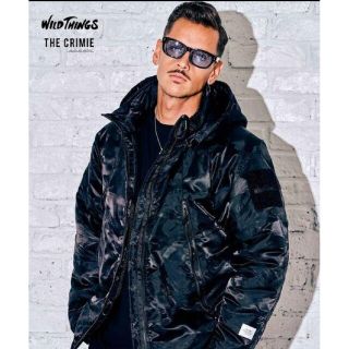 クライミー(CRIMIE)のCAMO JACQUARD NYLON HAPPY JACKET(ダウンジャケット)