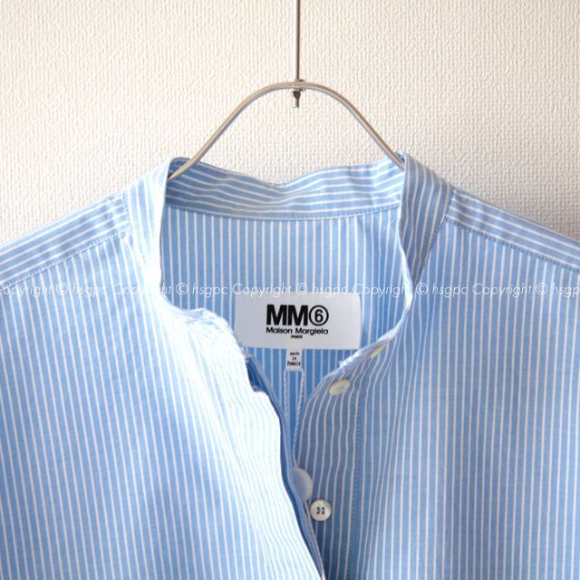 直売半額 MM6 Maison Margiela ストライプ シャツワンピース www