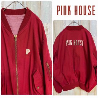 ピンクハウス(PINK HOUSE)のピンクハウス ブルゾン ジャンパー Lサイズ 大きめ 日本製 ヴィンテージ(ブルゾン)