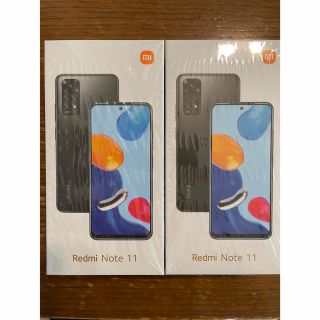 redmi note11 2台(スマートフォン本体)