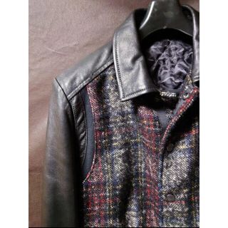 5351 POUR LES HOMMES - 5351 プールオム ウール×レザースタジャンの