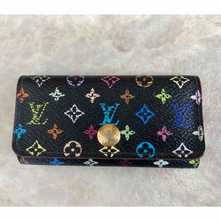 ルイヴィトン(LOUIS VUITTON)のエステル様専用☆レア☆ルイヴィトンマルチカラーキーケース　黒(キーケース)