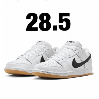 ナイキ(NIKE)のNIKE SB DUNK LOW PRO  WHITE/BLACK(スニーカー)