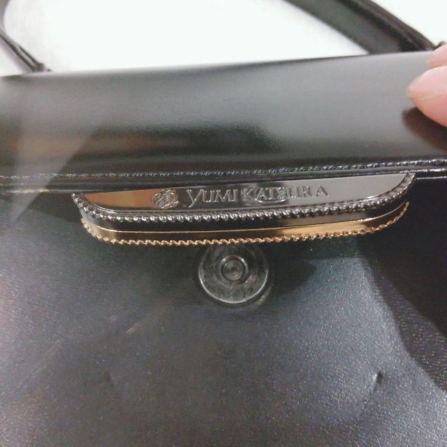 美品 2way カツラユミ フォーマル ハンドバッグ ショルダーバッグ 冠婚葬祭