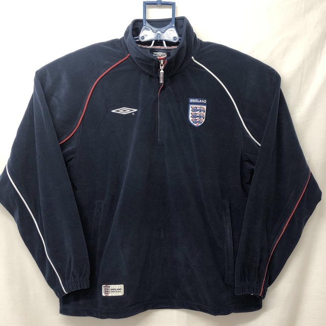 美品 UMBRO アンブロ イングランド代表 ハーフジップ ジャケット 美品 UMBRO アンブロ イングランド代表 ハーフジップ ジャケット
