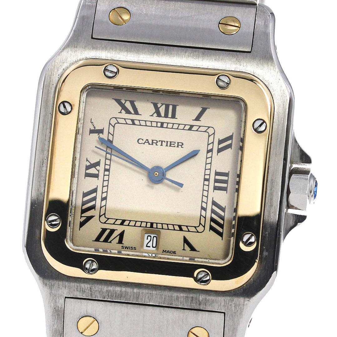 Cartier - 【CARTIER】カルティエ サントスガルベLM デイト W20011C4 クォーツ メンズ_735284