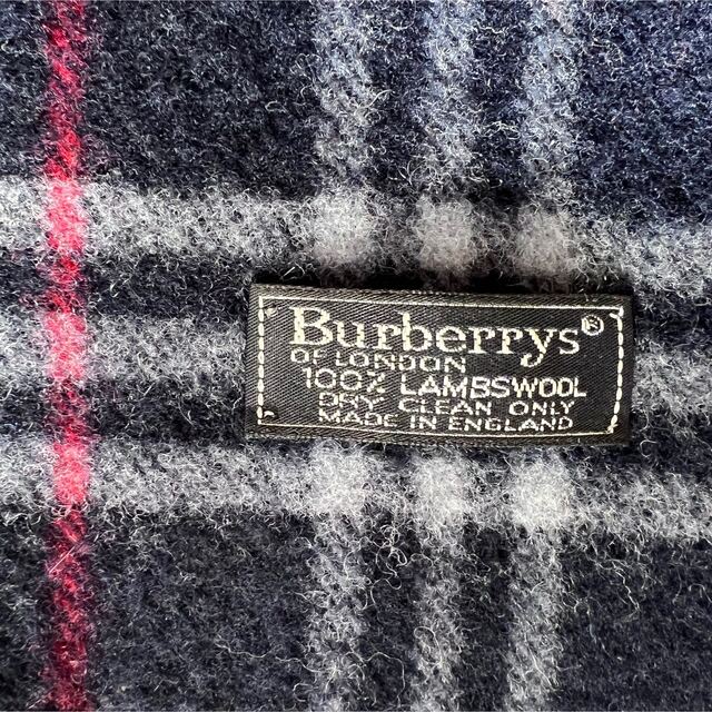 BURBERRY(バーバリー)のBurberryマフラー  ラムウール100%  MADE IN ENGLAND レディースのファッション小物(マフラー/ショール)の商品写真