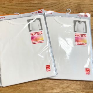 ユニクロ(UNIQLO)のUNIQLO  キッズ　ヒートテック　2枚組　100cm(肌着/下着)