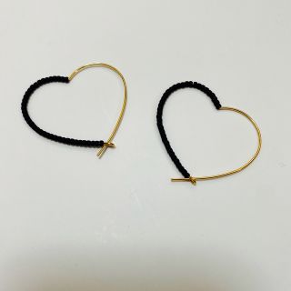 ピアス　ハート(両耳)(ピアス)