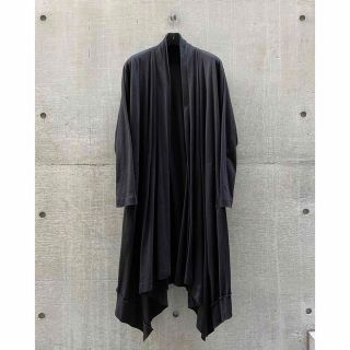 ヨウジヤマモト(Yohji Yamamoto)の【Ground Y 】ドレープ カーディガン ブラック(カーディガン)