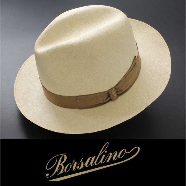 お買い得モデル Borsalino 2604◇ボルサリーノ◇最高峰パナマ帽◇60