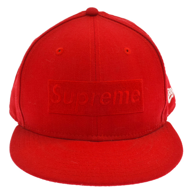 SUPREME シュプリーム 14AW ×New Era Tonal Box Logo ニューエラ ボックスロゴ ベースボール キャップ レッド