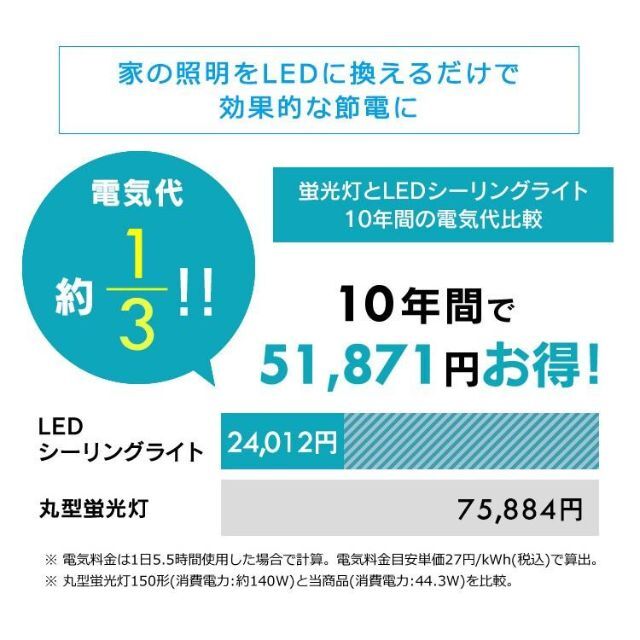 新品★音声操作 14畳 天井照明 LED/joi インテリア/住まい/日用品のライト/照明/LED(天井照明)の商品写真