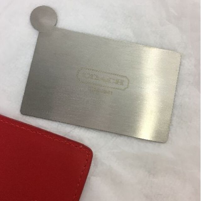 新品 未使用!! COACH コーチ ハンドミラー 手鏡 カードケース レディースのファッション小物(ミラー)の商品写真