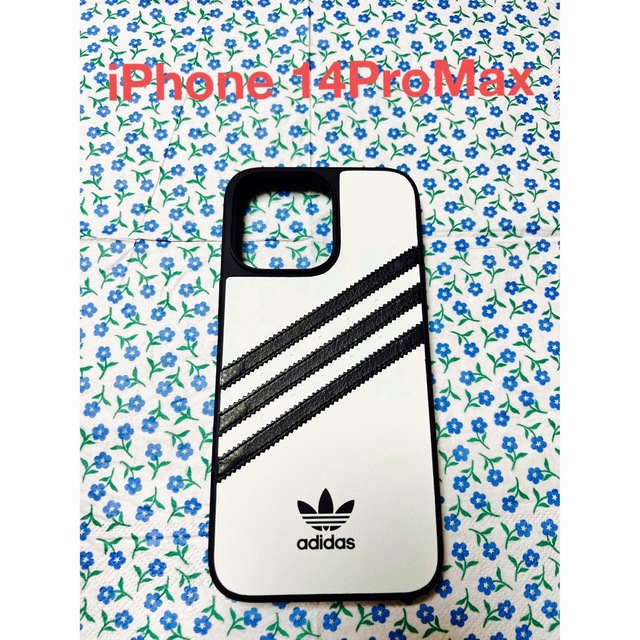 adidas(アディダス)の🌈【iPhone 14ProMax】adidas レザーケース スマホ/家電/カメラのスマホアクセサリー(iPhoneケース)の商品写真