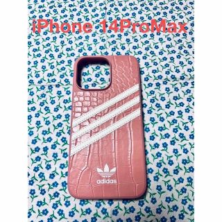 アディダス(adidas)の🌈【iPhone 14ProMax】adidas クロコ風ケース(iPhoneケース)