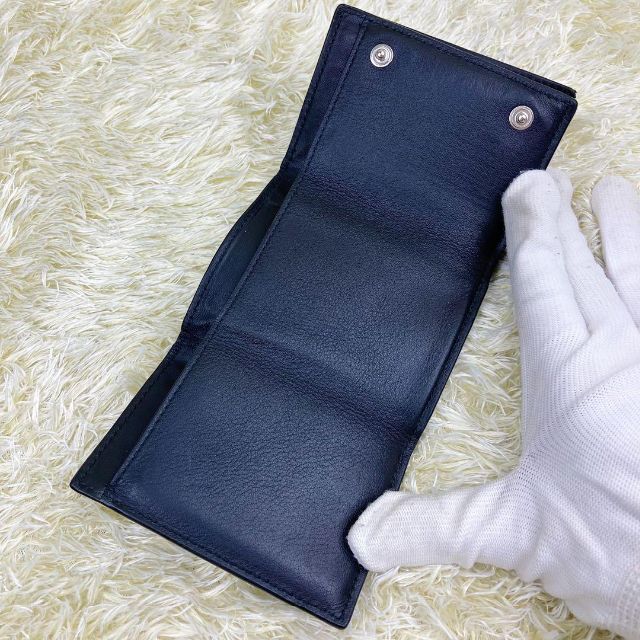 極美品 現行⭐️ロエベ アナグラム トライフォールド 3つ折り財布