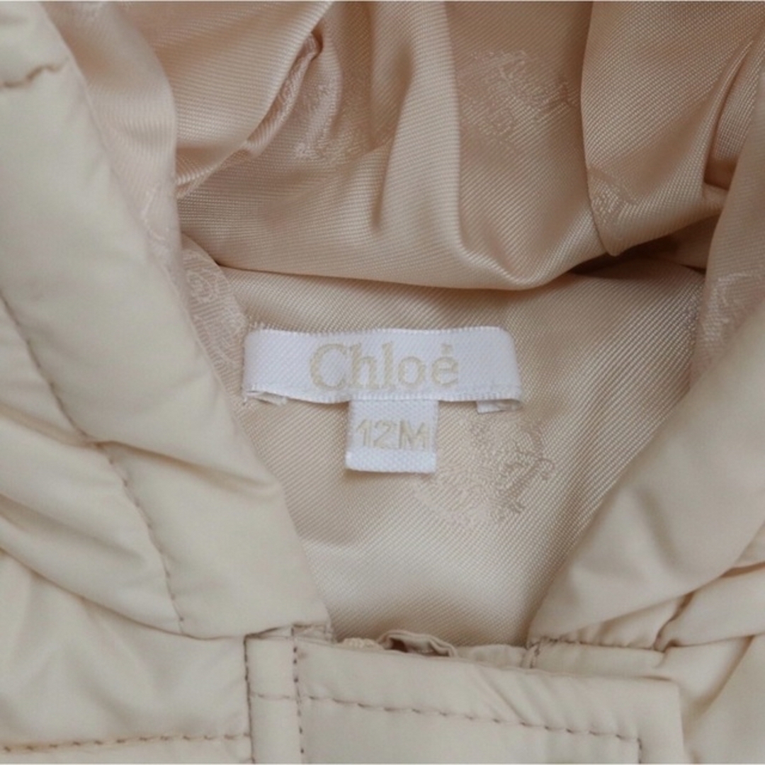 Chloe(クロエ)の【国内未入荷商品】CHLOE キッズジャンバー C06123 キッズ/ベビー/マタニティのキッズ服女の子用(90cm~)(コート)の商品写真