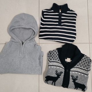 エイチアンドエム(H&M)のニット3枚セット　110cm(ニット)