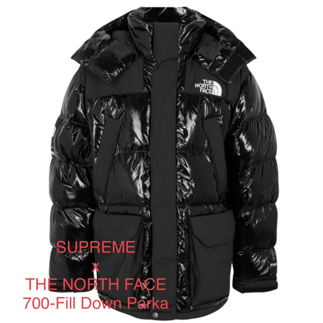 新品！SUPREME x THE NORTH FACE Down BLACK L