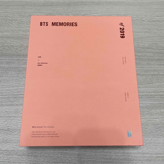 BTS MEMORIES 2019 DVD