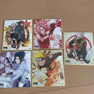 シュウエイシャ(集英社)のNARUTO ミニ色紙5枚セット(キャラクターグッズ)