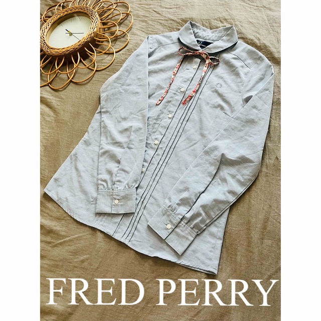 美品　FRED PERRY フレッドペリー　シャツ　ブラウス　花柄　人気　完売