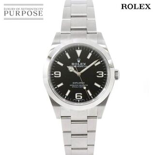 ロレックス(ROLEX)のロレックス ROLEX エクスプローラ1 214270 ランダム ルーレット メンズ 腕時計 ブラック 文字盤 自動巻き ウォッチ Explorer I VLP 90181736(腕時計(アナログ))