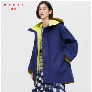 ユニクロ(UNIQLO)の未使用 UNIQLO×MARNI ユニクロ マルニ ブロックテックコート XS(スプリングコート)